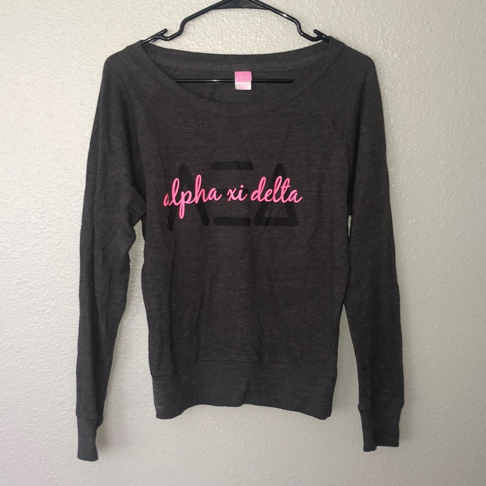 Alpha Xi Delta long sleeve crew neck